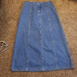 🍀Long Jean Skirt🍀